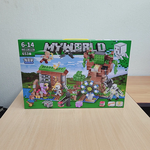 Большой конструктор для детей Minecraft Млын на 653 детали для мальчика ...