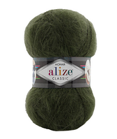 Пряжа Mohair classic New-620 хакі