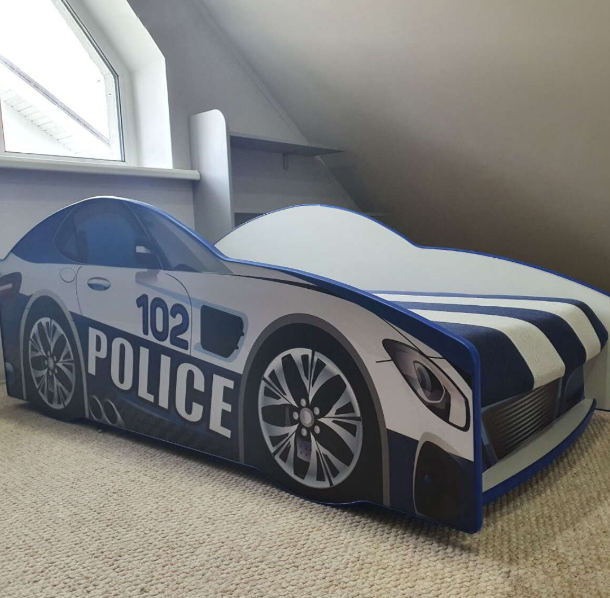 Ліжко машина  Elite  Еліт 8 Поліція, фото 1