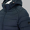Куртка чоловіча BLACK VINYL (зимова) C23-1303-1C Т.СИНЯ 100% поліестер. Утеплювач: Біо пух 52(Р), фото 3