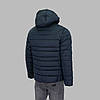 Куртка чоловіча BLACK VINYL (зимова) C23-1303-1C Т.СИНЯ 100% поліестер. Утеплювач: Біо пух 52(Р), фото 4