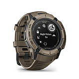 Годинник-навігатор тактичний Garmin Instinct 2X Solar Tactical (США). Койот, фото 7