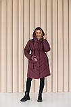 Зимова куртка Malmo для вагітних, марсала, фото 5