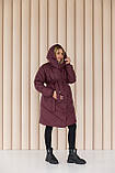Зимова куртка Malmo для вагітних, марсала, фото 6