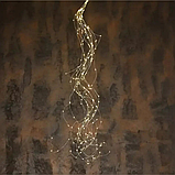 Гірлянда роса Кінський хвіст 160LED, новорічна гірлянда 10 ниток по 1,6м, гірлянда на ялинку тепле статичне світло, JYL-160, фото 3