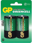 Батарейка GP 1шт 13G-S2 сольова R20, D, фото 2