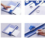 Гільйотина (різак для паперу) А4 JIELISI роликова 919, фото 3