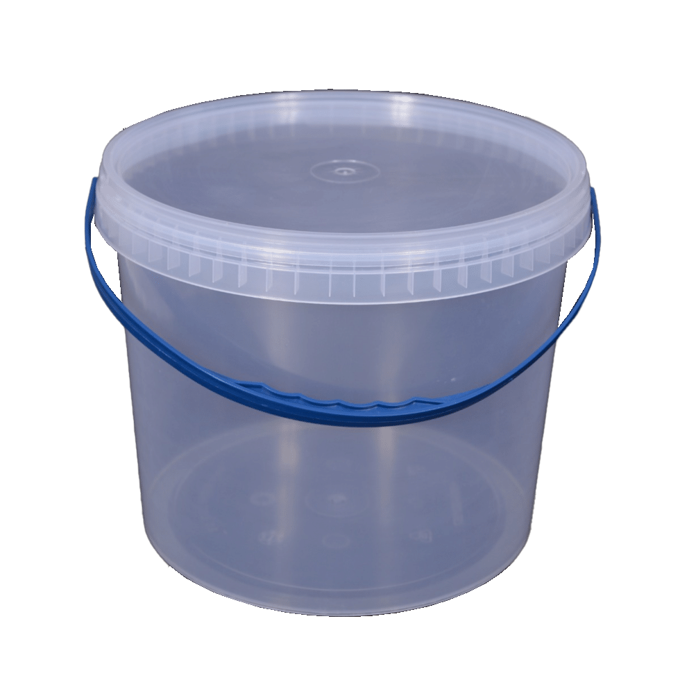Відро пластикове 10 л. (прозоре)