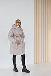 Зимова куртка Malmo для вагітних, світло-бежева, фото 2