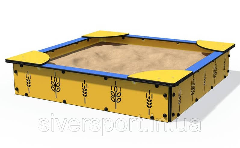Пісочниця Колосок (виготовлена з HDPE пластику) SiverSport LK314, фото 1