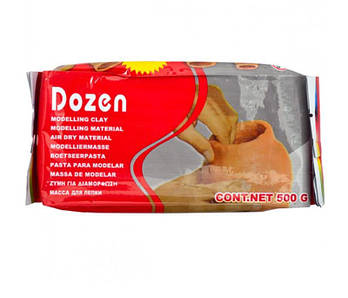 Паста для моделювання DOZEN теракотова 500гр B-500