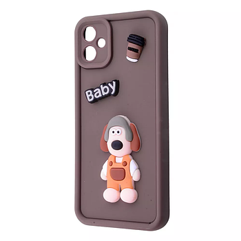 Чохол Pretty Things Case для Samsung Galaxy A06 Brown/Baby