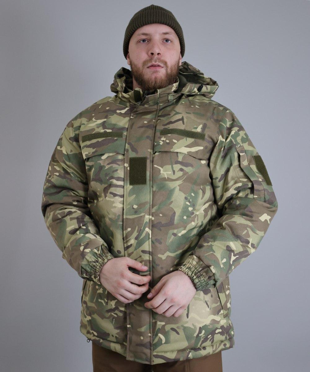 Куртка чоловіча зимова Ranger мультикам, зимовий бушлат мультикам ЗСУ, тепла зимова курточка військова, армійська зимова куртка, б