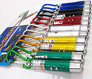 Брелок Laser and Led Light Camis з ліхтариком та лазерн. указкою 4078-2/805/2008108/154-1, фото 2