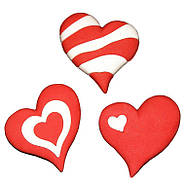 Гумка-ластик Eraser Набір 3шт Серця мікс №1563, фото 2