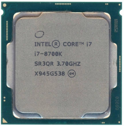 Процесор Intel Core i7-8700K 3.70-4.70GHz LGA1151v2 SR3QR UHD Graphics 630 Б/В, фото 1