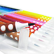 Фломастери 12 кол. Bolun 607-12 накінечник пензель, фото 3