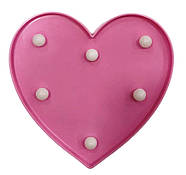 Нічник дитячий на стіну Серце 16*17см (на батарейках) 6713-21, фото 2