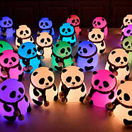 Нічник дитячий силіконовий Панда EL-2013/LJC-142 (заряд. від USB), фото 3
