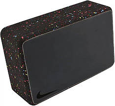 Блок для йоги опорна цегла для йоги йога блок ергономічний Nike Mastery Yoga Block чорний 23 х15 х 7,5 см, фото 4