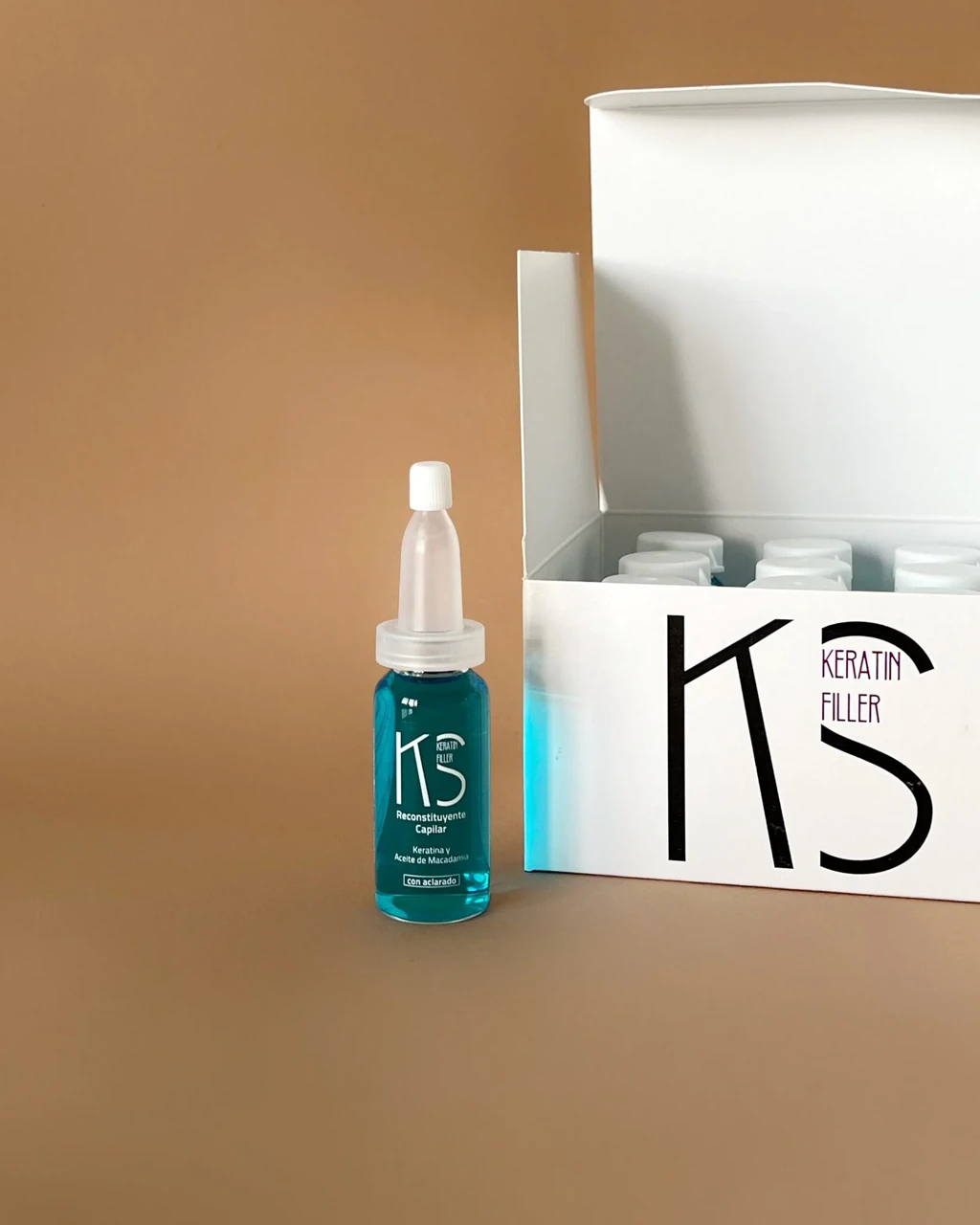 Кератиновий філер з олією макадамії Keen Strok KERATIN FILLER HAIR TONIC 15 мл