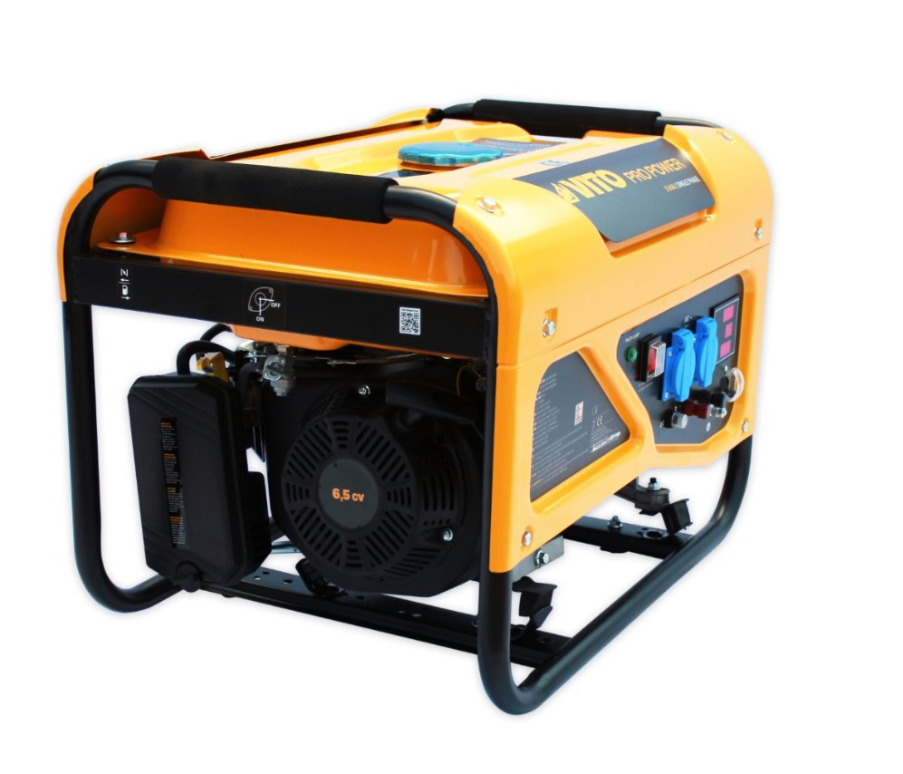 Генератор ГАЗ/бензиновий VITO VIG38L, 2.5/2.8 кВт з ручним запуском, фото 1