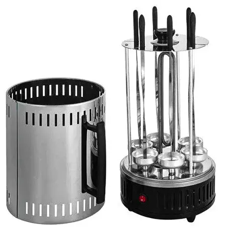 Електрошашличниця Domotec BBQ шашличниця Domotecg MS-7781 1000W, фото 1