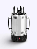 Електрошашличниця Domotec BBQ шашличниця Domotecg MS-7781 1000W, фото 3