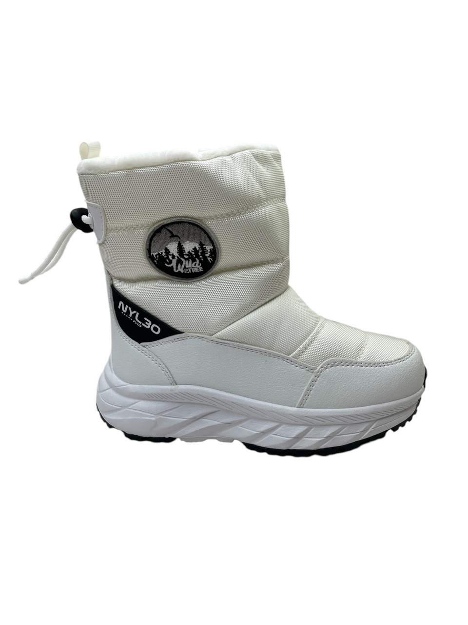 Дитячі зимові чоботи-дутики на дівчинку білі (1881-В6), фото 1