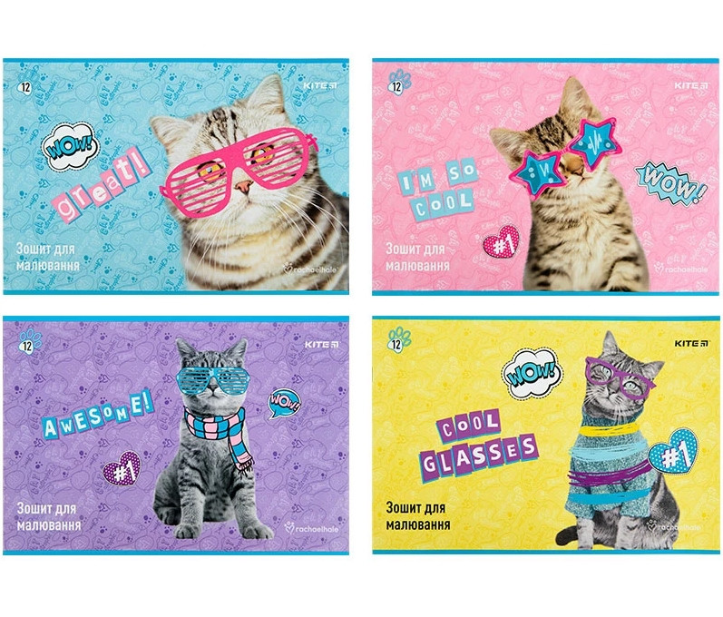 Альбом д/малюв. А4 12арк KITE мод.241 Rachael Hale R22-241, фото 1