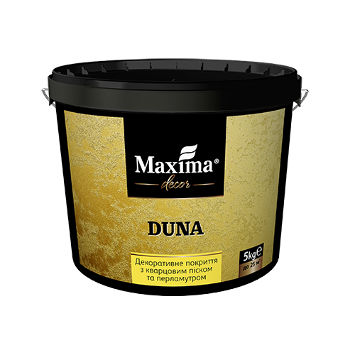 Декоративне покриття з кварцовим піском та перламутром "Duna" TM "Maxima"