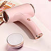Акумуляторний фен для волосся 500Вт, WHD-01, Рожевий / Фен на акумуляторі / Бездротовий фен дорожній, фото 5