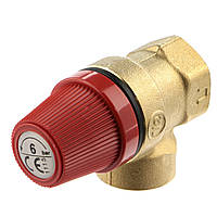 Мембранний клапан Caleffi 1/2х1/2 6 bar ВВ (311460)