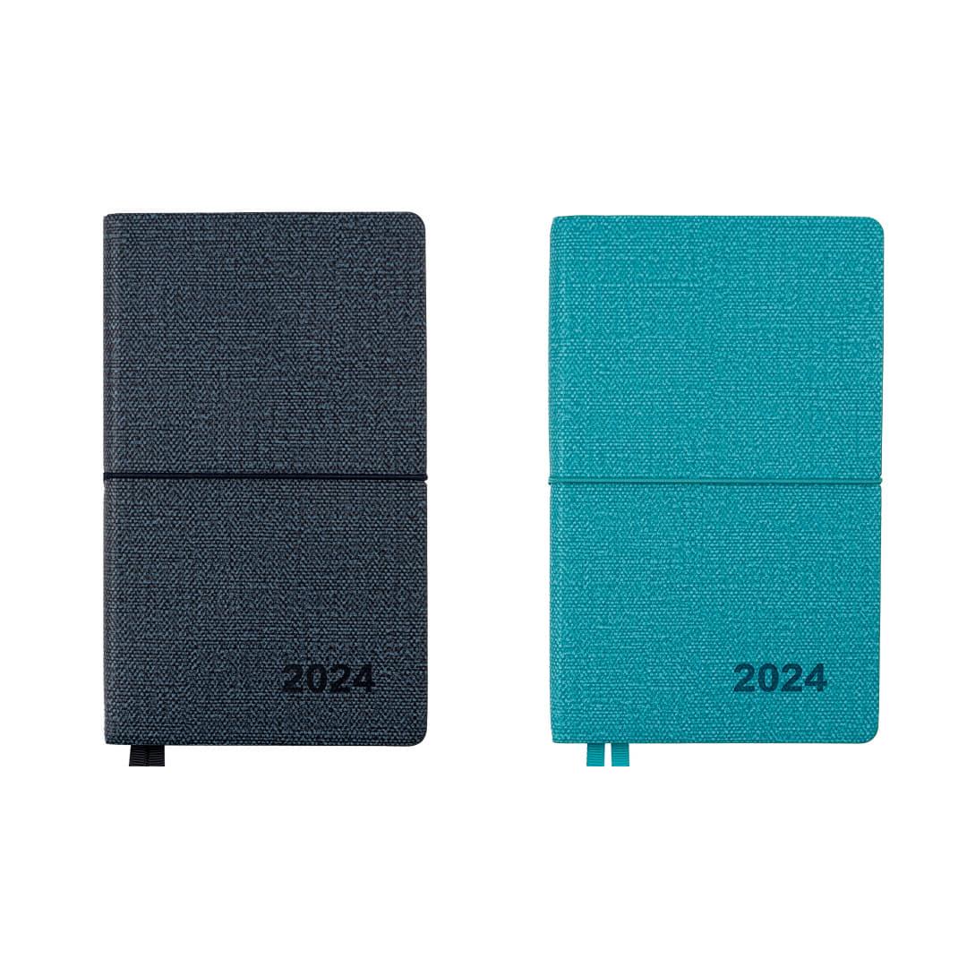 Щоденник 12*20см Leo Planner 2024 Glory мякий 2524**_Синий, фото 1