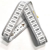 Сантиметрова стрічка для шиття 200см ширина 19 мм з металевим накінечником 7,5см (6699)