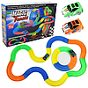 Дитячий світловий гнучкий трек на 360 деталей + 2 машинки, Magic Tracks / Меджик трек / Гоночна траса, фото 9
