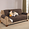 Двостороннє покривало на диван 240 х 170 см стьобане, Couch Coat / Накидка на диван, фото 3