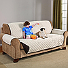 Двостороннє покривало на диван 240 х 170 см стьобане, Couch Coat / Накидка на диван, фото 5