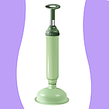 Пневмовантуз каналізаційний з гідроударом, вантуз високого тиску водопровідний Plunger зелений (2085), фото 10