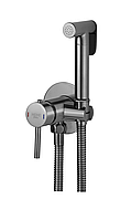 Гiгiенiчний душ зi змiшувачем прихованого монтажу MONE Deluxe 3225350GR Gun Grey