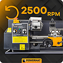 Токарний верстат для металу і дереву 0-2500об/хв Powermat (Польща), фото 4
