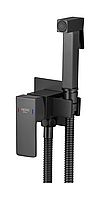 Гiгiенiчний душ зi змiшувачем прихованого монтажу MONE Deluxe 3306306A Black