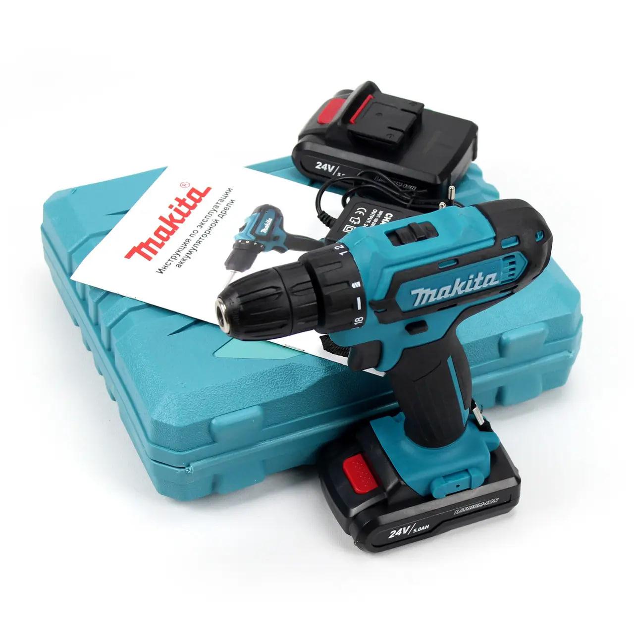 Акумуляторний шуруповерт Makita 550DWE 24V 5A/h. Шуруповерт бездротовий Макіта