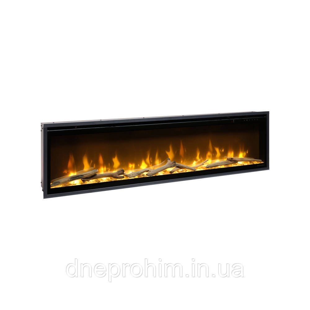 Електрокамін з обігрівом Dimplex Ignite Evolve 60 (EVO1500) з дровами та кристалами скла, фото 1