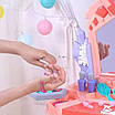 Інтерактивне дитяче Трюмо Ігровий столик 32 предмети Мелодії Світло Функціональний фен Аксесуари для манікюру, фото 5