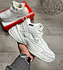 Зимові чоловічі Nike M2K Tekno mid Winter White білі високі чоловічі кросівки Найк М2К Текно з хутром шкіряні теплі, фото 4