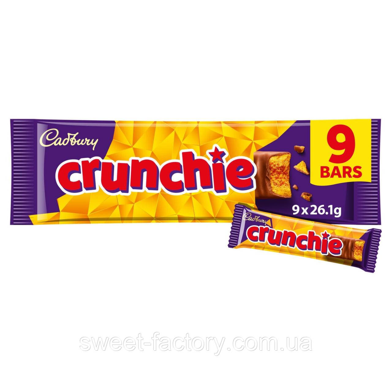 Батончики Cadbury Crunchie 9s 234g, фото 1