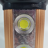 Переносний акумуляторний світлодіодний ліхтар 15W 9000mAh USB із сонячною панеллю DAT -AT-398., фото 6