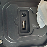 Переносний акумуляторний світлодіодний ліхтар 15W 9000mAh USB із сонячною панеллю DAT -AT-398., фото 7