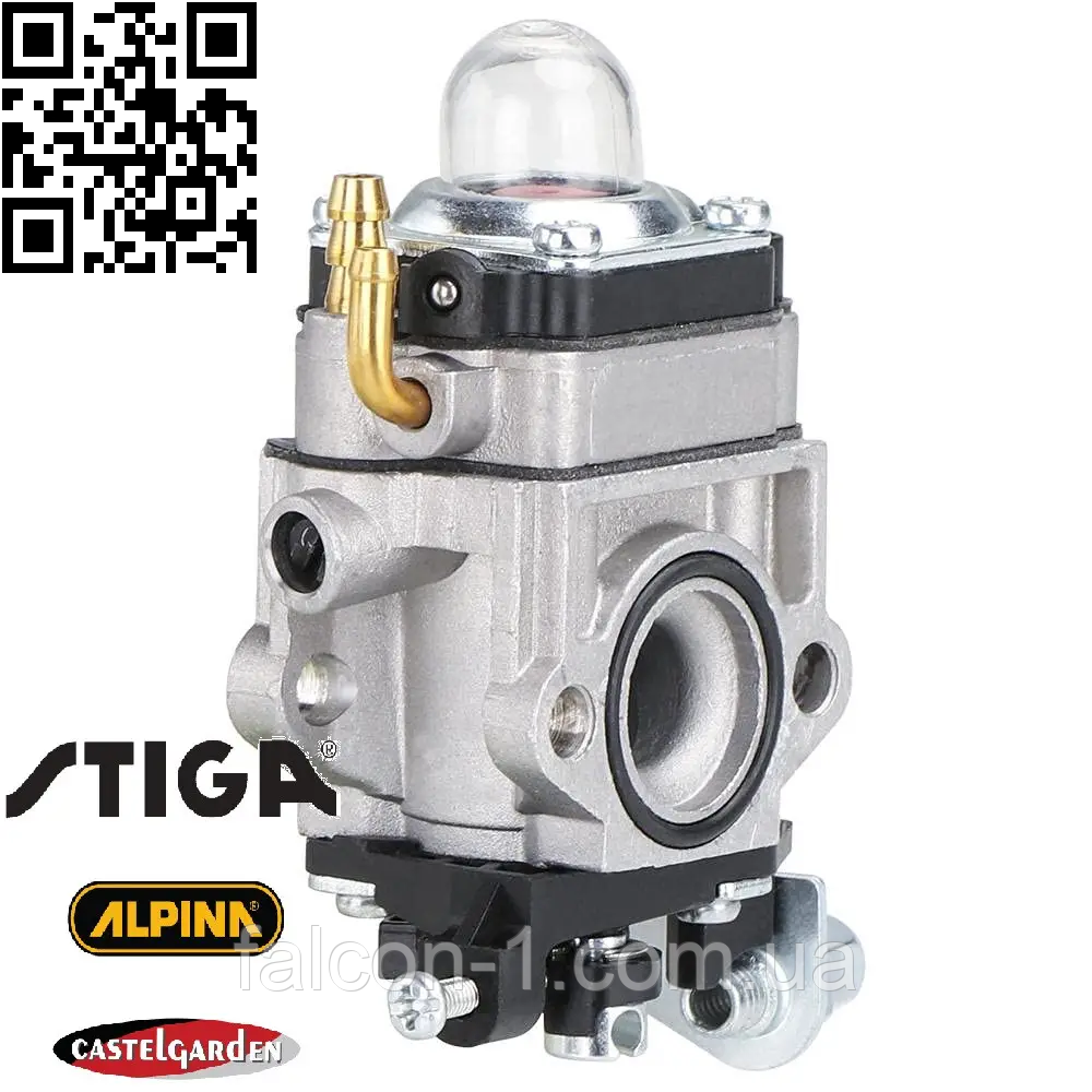 Карбюратор Alpina TB 26 ТВ250 TB250JD TB 34D TB 320D TB 420D Stiga SB34D на бензокосу для бензотримера мотокоса Стіга